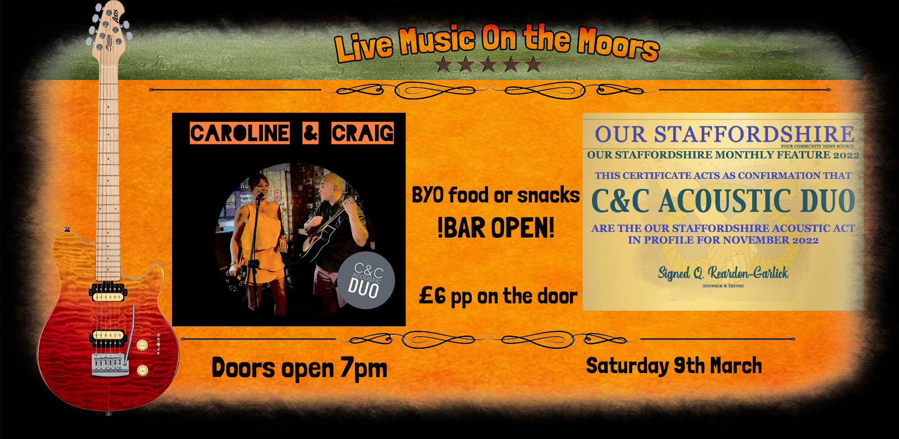C&C Acoustic Duo - Live music at the Hall